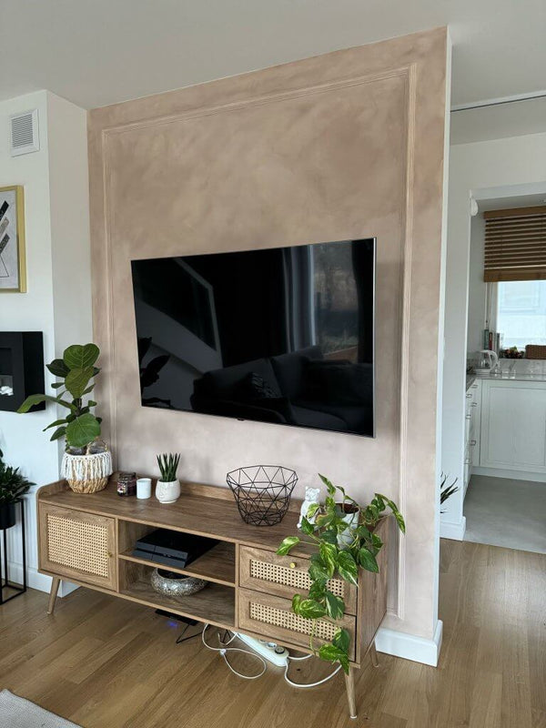 Warm Nougat #124 + Caramel #203 - Inspiracje Limewash