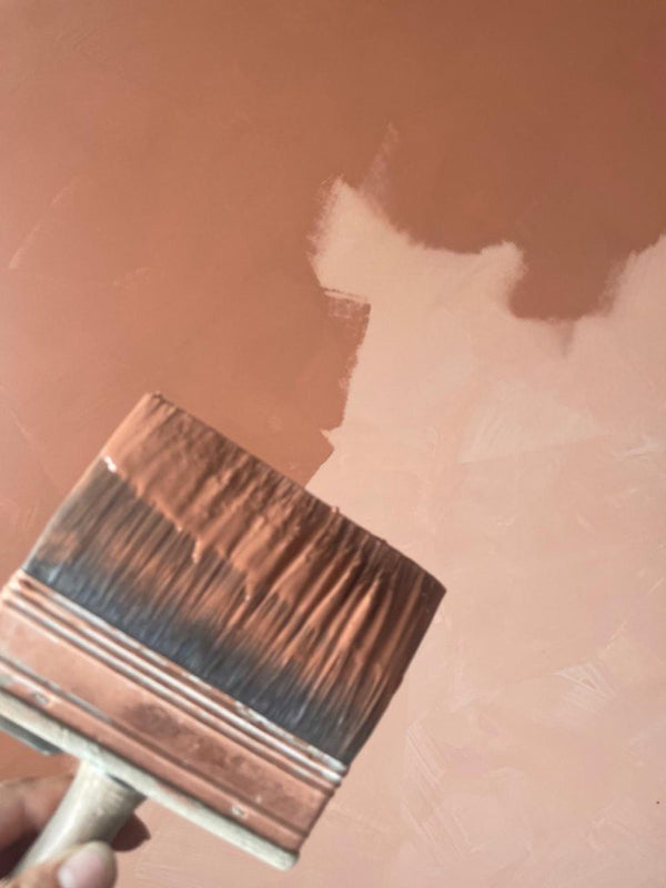 #123 Warm Coral Limewash Inspiracje