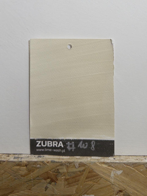 Farba wapienna Limewash Dry Milk na ścianie — ZUBRA COLORS