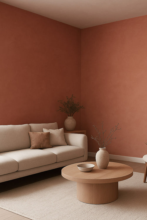 Próbka koloru Sun Clay — farba Limewash ZUBRA COLORS