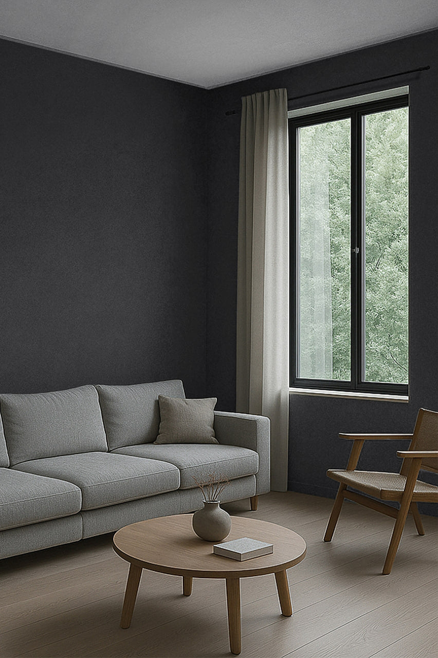 #158 Charcoal – Farba Limewash | ZUBRA COLORS