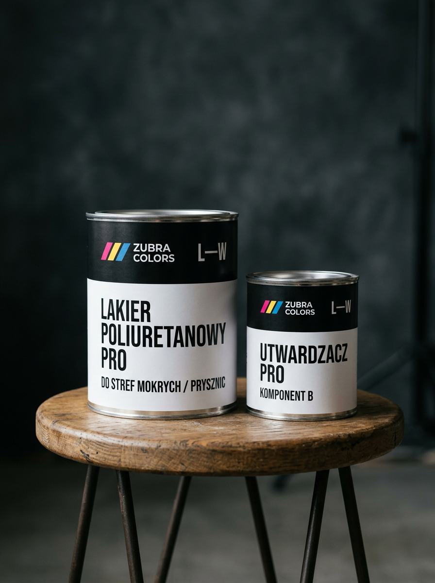 Lakier poliuretanowy PRO, puszki ZUBRA COLORS