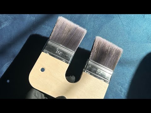 Pędzel podwójny by ZUBRA COLORS — technika malowania dwoma kolorami